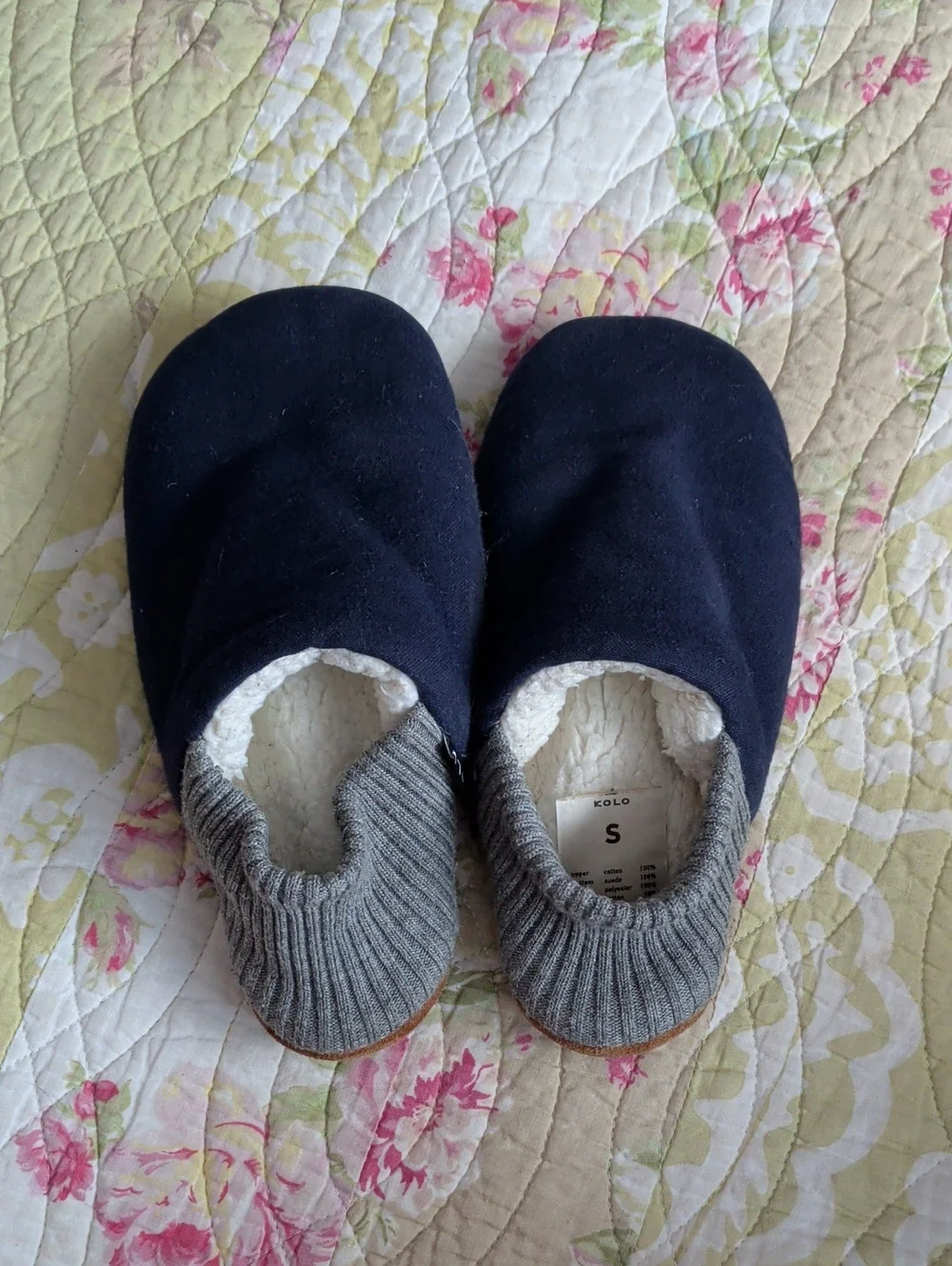 Kolo Navy Slip-On Slipper Shoes
